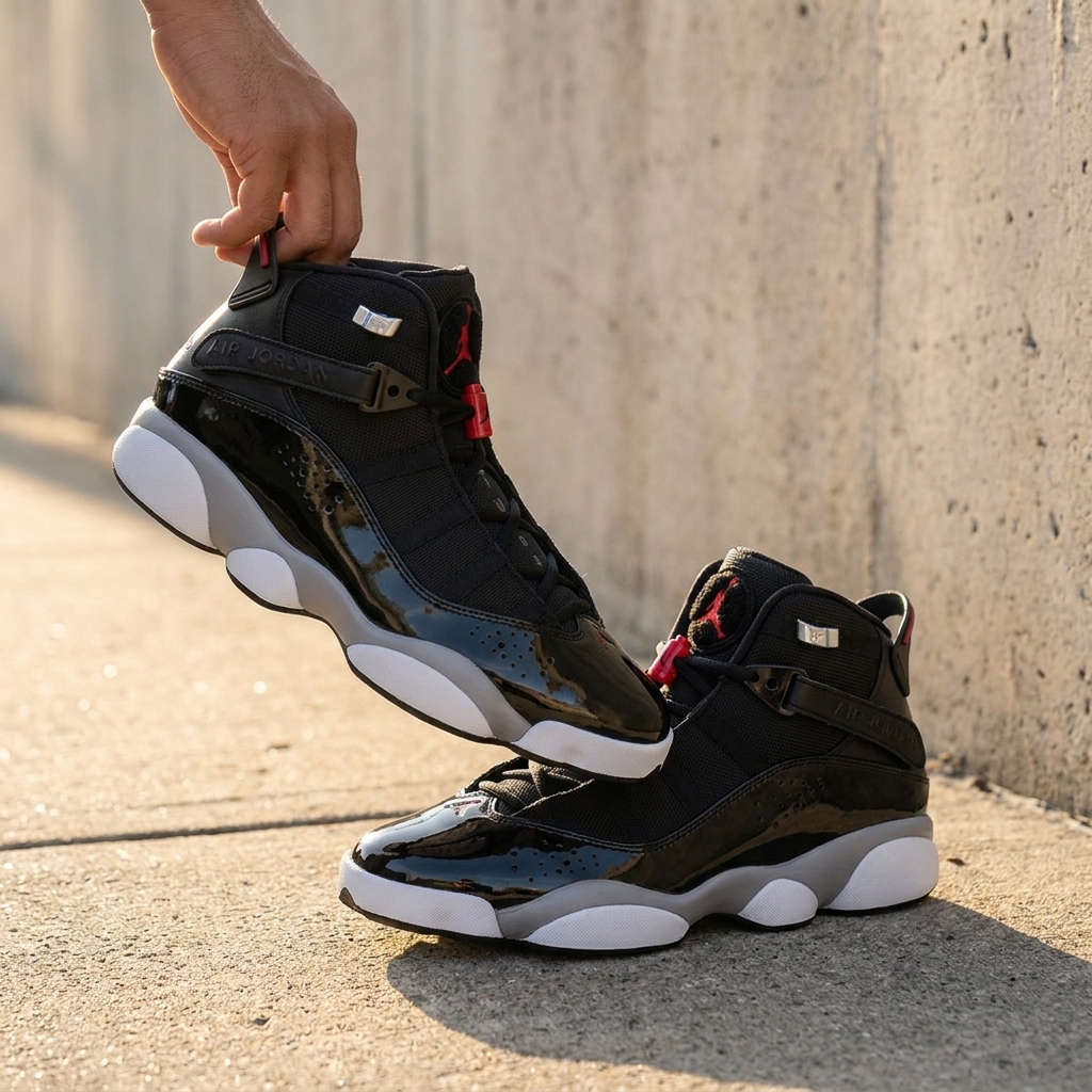 Air Jordan 6 Rings Black Red